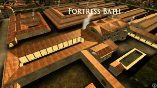 Animation of ancient Roman Fort in Caerleon Wales [upl. by Swetiana]