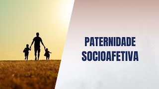 Paternidade socioafetiva [upl. by Yenroc614]