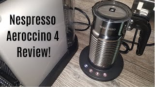 Nespresso Aeroccino 4 Milk Frother Review  Worth upgrading from the Aeroccino 3 [upl. by Amadis945]