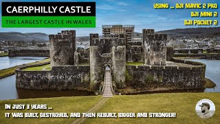 Caerphilly Castle  The Largest in Wales 2nd in Britain [upl. by Mcclary]