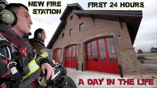 First 24 Hours in a New Fire Station  A Day in the Life [upl. by Naletak]