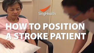 How To Position A Stroke Patient [upl. by Mlehliw]