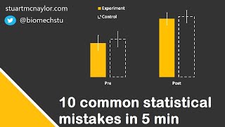 Ten Statistical Mistakes in 5 Min [upl. by Adnihc383]