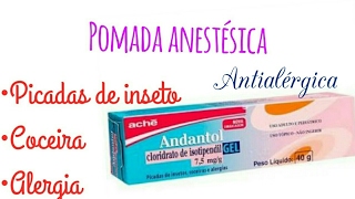 Resenha PomadaAndantol Gel [upl. by Adli301]