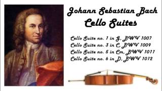 Johann Sebastian Bach  Cello suites in 432 Hz great for reading or studying [upl. by Atikim]