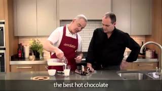 How to make a hot chocolate using an aerolatte milk frother [upl. by Oinotna72]