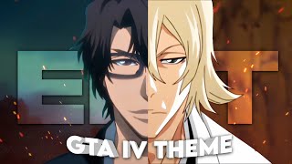 Aizen x Urahara  GTA IV Theme Edit [upl. by Eittel214]